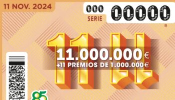 Sorteo 11 del 11 de la ONCE, en directo: resultado, premios y cupón ganador de la lotería hoy