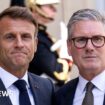 Starmer and Macron hold talks over trade and Trump ahead of Armistice Day event