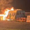 Stoke fire: 'Kids scream' as bonfire spreads sparking blaze in nearby caravan