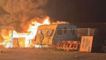 Stoke fire: 'Kids scream' as bonfire spreads sparking blaze in nearby caravan