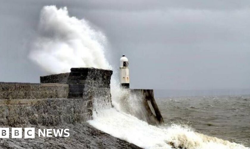 Storm Bert brings landslide and 82mph gusts