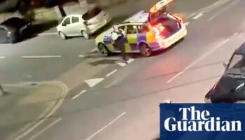 Surrey police officer who rammed cow will return to frontline duties