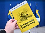 Sweden tells citizens to prepare for WAR: Pamphlets describing how to stockpile food and water are sent to five million households amid growing fears of NATO-Russia conflict