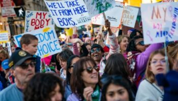 Teilnehmerinnen beim Women's March in Washington