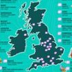 The Deliveroo map of Britain: Interactive chart reveals the 30 favourite dishes ordered across the UK - from a whole CUCUMBER in London to protein bars in Brighton