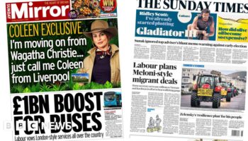 The Papers: '£1bn boost for buses' and Italy-style 'migrant deals'