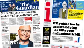 The Papers:  MPs in 'once-in-a-decade vote' and Wallace accused over comments