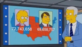 The Simpsons predicted US 2024 election map with eerie accuracy in the year 2000