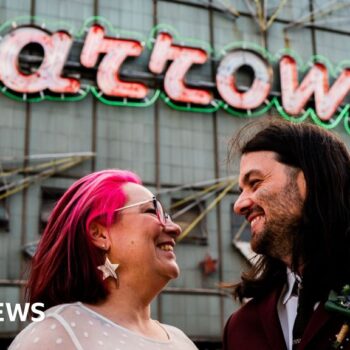 The bride who crowd-surfed to Biffy Clyro on her wedding night