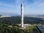 The forest skyscraper where nobody lives: Huge 800ft tower in rural Germany that tests the elevators of the future