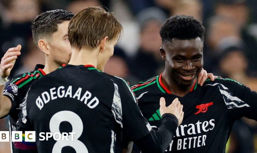 Martin Odegaard and Bukayo Saka