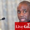 Trump unconcerned about critical comments, says Lammy – UK politics live