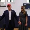 Trump votes with Melania in Palm Beach as he tears into ballot box chaos and says it's his best campaign ever