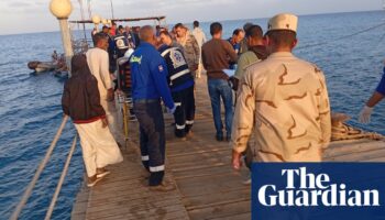 Two Britons among 16 missing after tourist boat capsizes in Red Sea