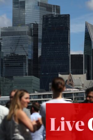 UK growth slows to 0.1% in Labour government’s first quarter, after shrinking in September – business live