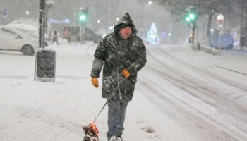 UK snow and ice forces schools to close as Storm Bert to wreak havoc across UK