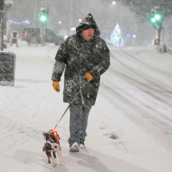 UK snow and ice forces schools to close as Storm Bert to wreak havoc across UK