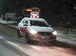 UK weather: Storm Bert strikes as roads close, trains and ferries are cancelled with blizzards bringing up to 16 inches of snow - Met Office map shows worst-hit areas