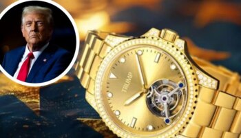 Un reloj de Donald Trump de oro y diamantes a la venta por 95.000 euros