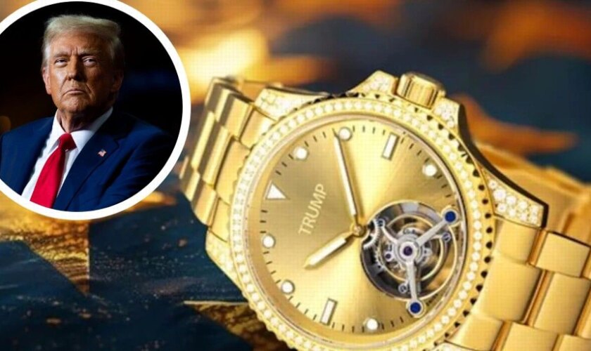 Un reloj de Donald Trump de oro y diamantes a la venta por 95.000 euros