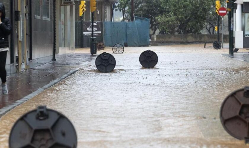 Una nueva DANA siembra el caos en Málaga y pone en alerta roja de nuevo a Valencia