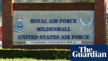 Unidentified drones spotted over three UK airbases, US air force confirms