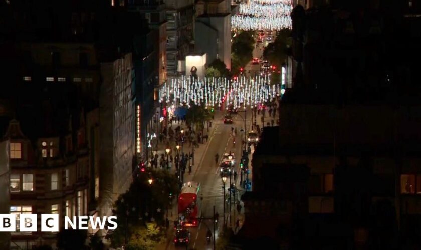 Watch: Oxford Street Christmas lights switched on