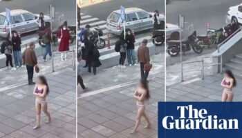 Woman arrested in Iran after stripping during anti-harassment protest