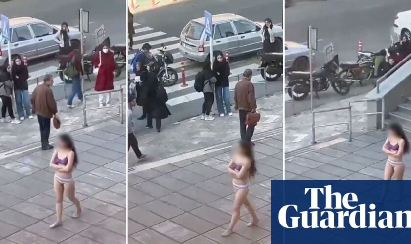 Woman arrested in Iran after stripping during anti-harassment protest