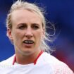 Jodie Cunningham in action for England in 2022