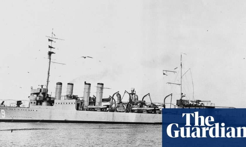 Wreck of lost US second world warship known as ‘the dancing mouse’ found