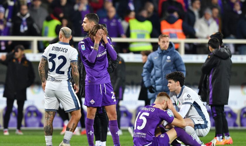 Fiorentina midfielder Edoardo Bove collapses during Serie A match