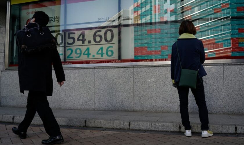 Stock market today: Asian shares gain as China is boosted by strong factory orders