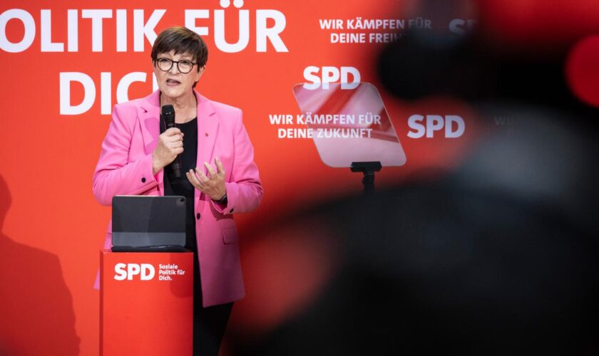 Bundestagswahl: Saskia Esken erwartet Ausscheiden der FDP aus dem Bundestag