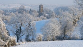 Chipping Campden Church in winter, Cotswolds, England. Pic: iStock