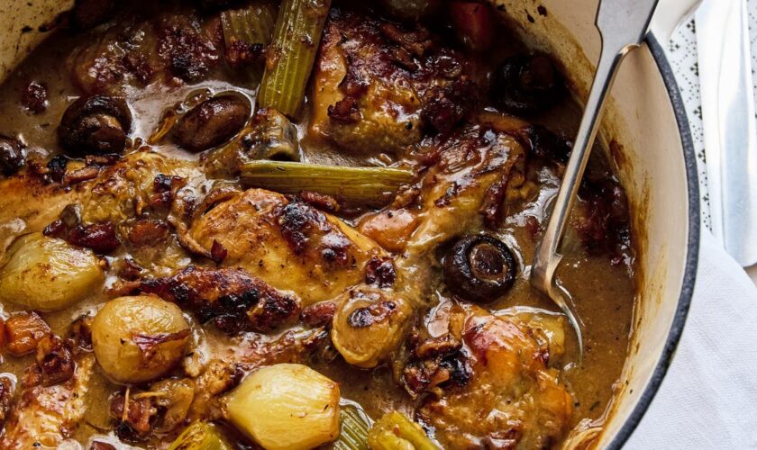 Marcus Wareing’s simplified coq au vin – classic French comfort made easy for any occasion