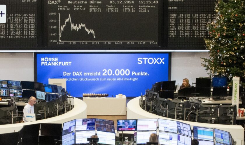 Dax-Rekord inmitten der Rezession