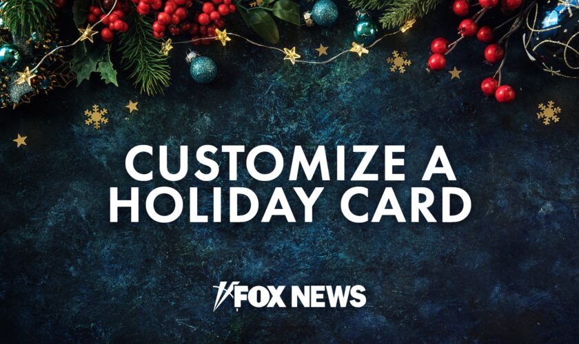 Customize your own Fox News Holiday Card