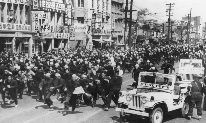 A history of martial law in South Korea in Associated Press photographs