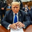 Former President Donald Trump at the Manhattan Criminal Court room Talking to the pool and in courtroom at trial in NYC May 30 2024. Mark Peterson/Pool via REUTERS