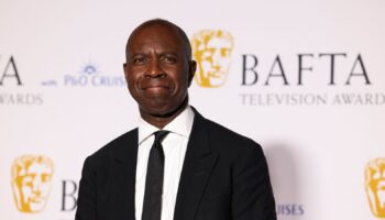 Presenter Clive Myrie poses in the Winner's Room at the 2024 BAFTA Television Awards in London, Britain, May 12, 2024. REUTERS/Hollie Adams