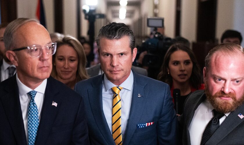 Pete Hegseth ramps up Pentagon pitch with back-to-back meetings on Capitol Hill