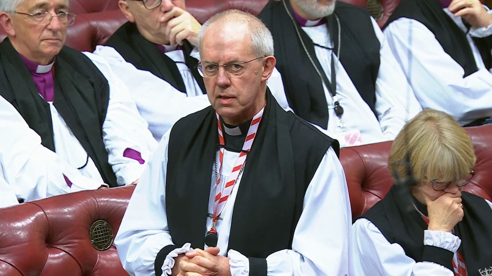 Archbishop of Canterbury 'sorry' for hurt caused by his final speech in the Lords