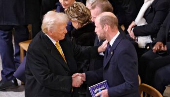 Trump, Prince William sit down for meeting in Paris after Notre Dame ceremony