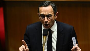 Bruno Retailleau lors d'une session de questions au gouvernement à l'Assemblée nationale, Paris, le 3 décembre 2024