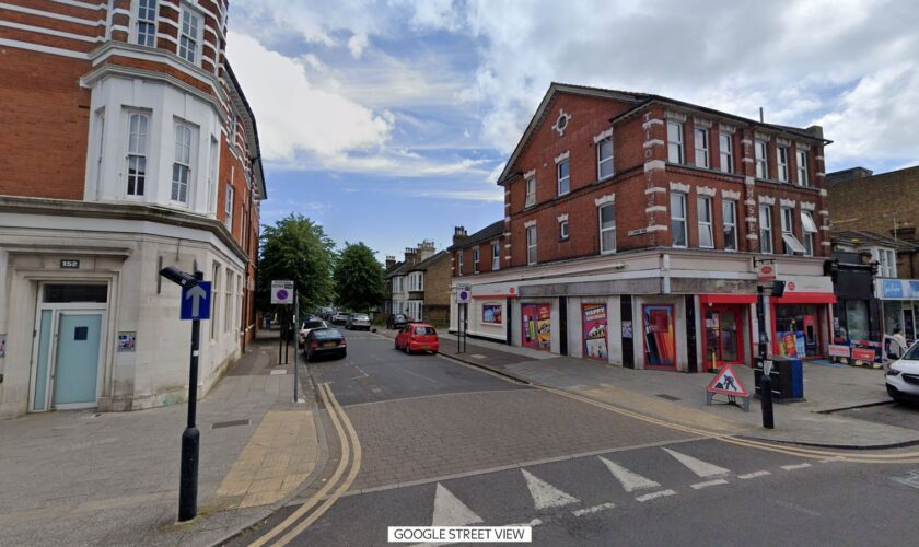 Streetview junction of Hamlet Court Road and St John’s Road, Westcliff-on-Sea - after fatal collision between car/pedestrians