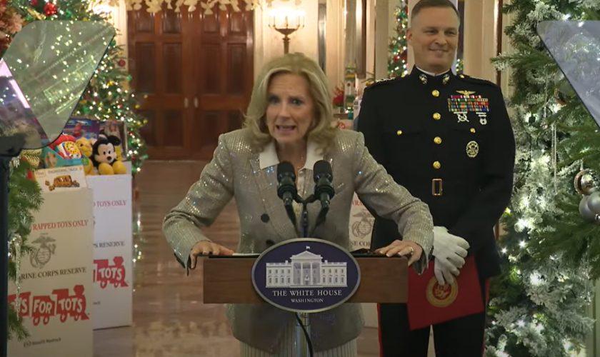 Social media erupts as kids correct Jill Biden's 'Happy Holidays' with 'Happy Christmas:' 'Epic response'