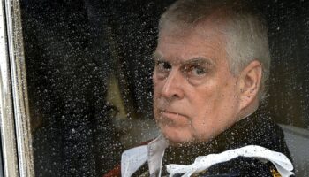 The Duke of York departs Westminster Abbey in London, following the Coronation of King Charles III and Queen Camilla. Pic: PA