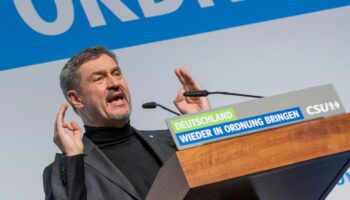 „Scholz soll in Pension gehen“, ruft Söder