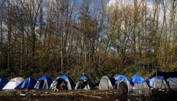 A makeshift camp in Loon-Plage near Dunkirk, France in 2021. File pic: Reuters